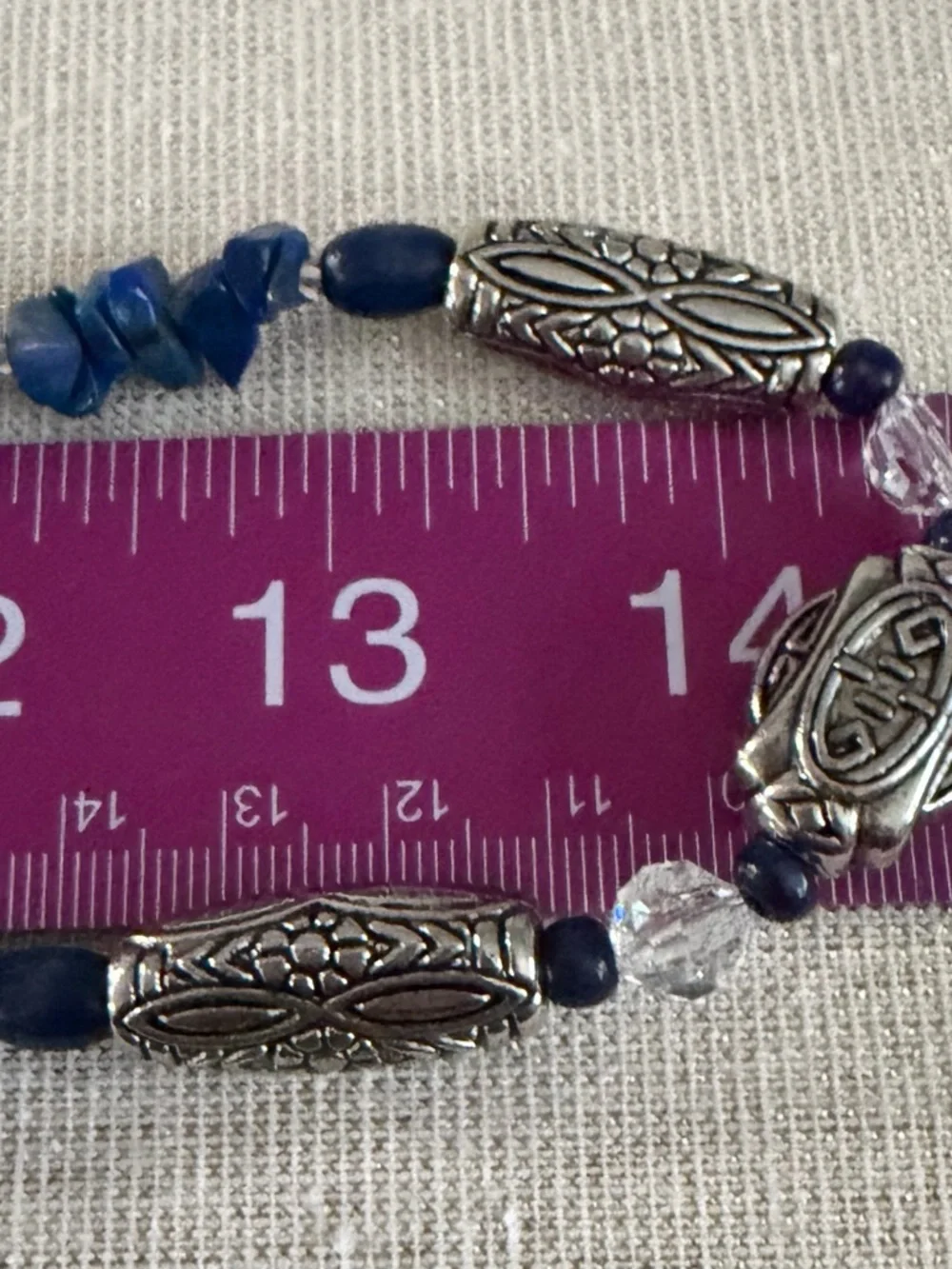Blue Beaded Women’s Necklace